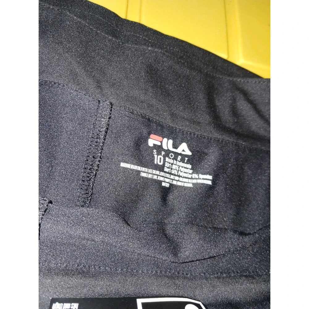 NEW Fila Sport Women's Black Activewear‎ Skort Golf Tennis, 10